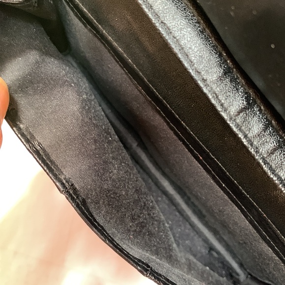 Vintage Lee Sands Eel Skin Wallet Clutch Crossbody - Picture 3 of 15